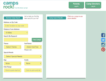 Tablet Screenshot of campsrock.com